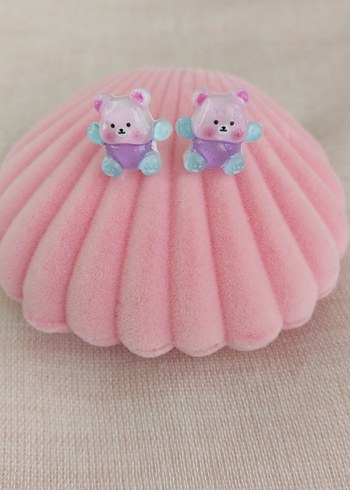 Ayıcık Figürlü Küpeler - Görsel 7