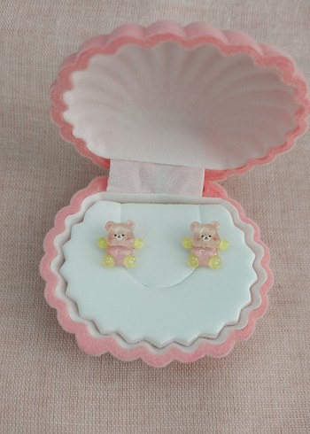 Ayıcık Figürlü Küpeler - Görsel 8