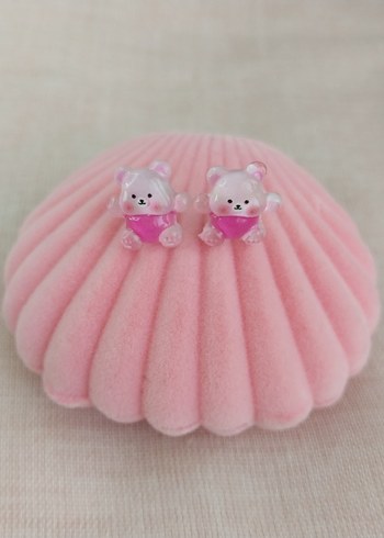 Ayıcık Figürlü Küpeler - Görsel 6