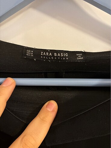 Zara Zara güderi siyah pantolon/tayt