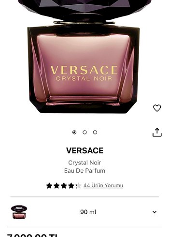 Versace Crystal Noir Kadın Parfüm Seti - Görsel 5