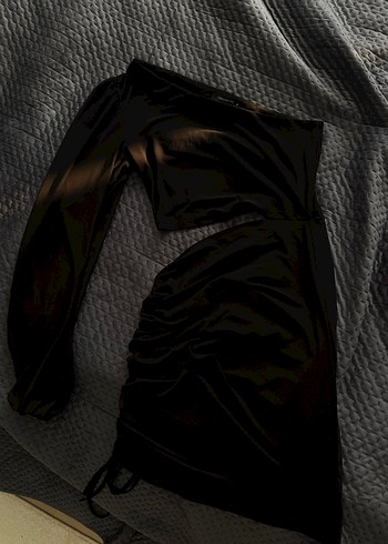 Siyah elbise - Görsel 4