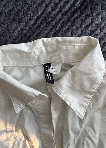 Beyaz Gömlek elbise - Görsel 3