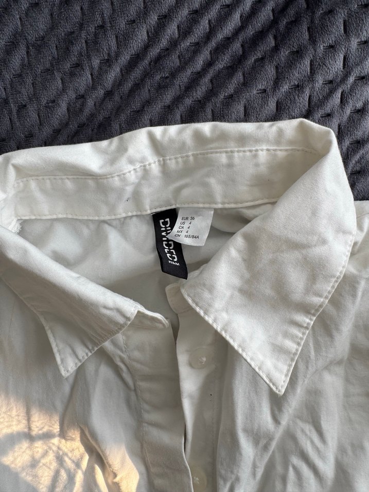 Beyaz Gömlek elbise - Görsel 3