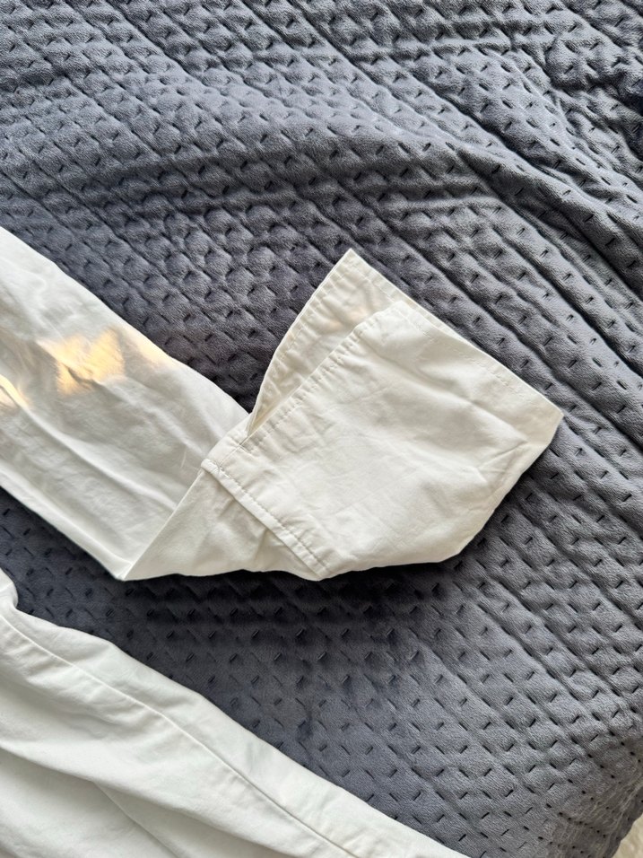 Beyaz Gömlek elbise - Görsel 2