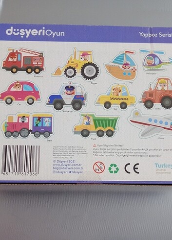 Beden PUZZLE OYUNCAK TAŞITLAR