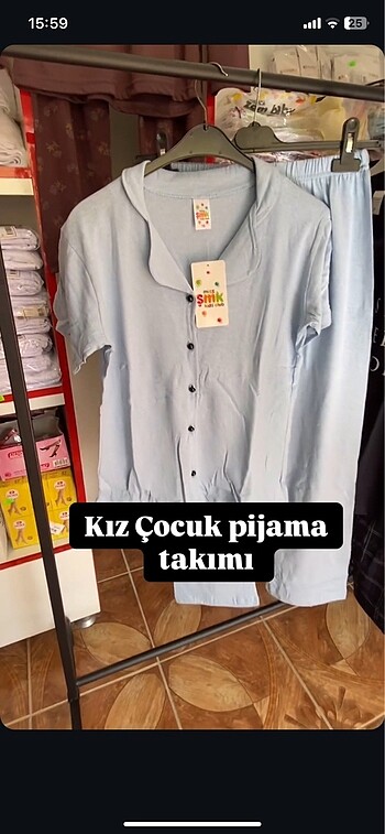 Kız çocuk pijama takımı