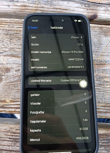 Iphone 15 pro max 