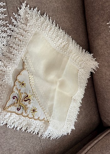 Bohem El İşçiliği Nakışlı Dantel Kenarlı Örtüler - Görsel 3