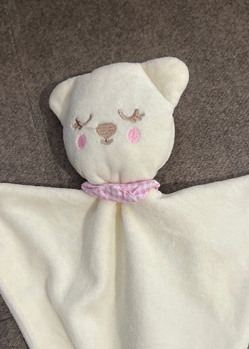 Beyaz Peluş Ayıcık Oyuncak uyku oyuncağı - Görsel 2