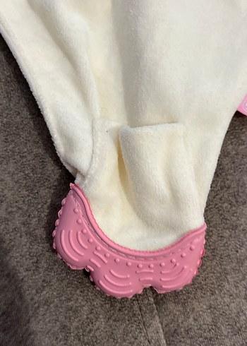 Beyaz Peluş Ayıcık Oyuncak uyku oyuncağı - Görsel 3