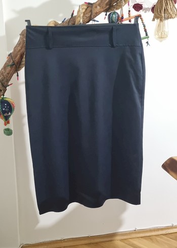 Kadın Lacivert Midi Etek - Görsel 2