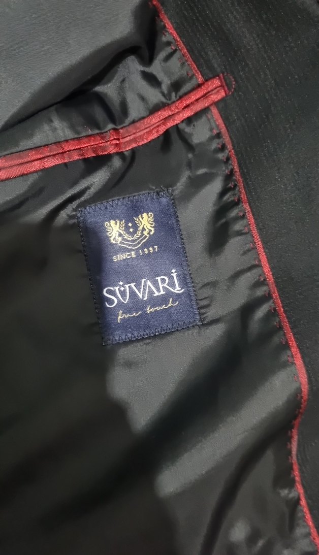 Süvari marka Siyah Klasik Erkek ceketi - Görsel 2