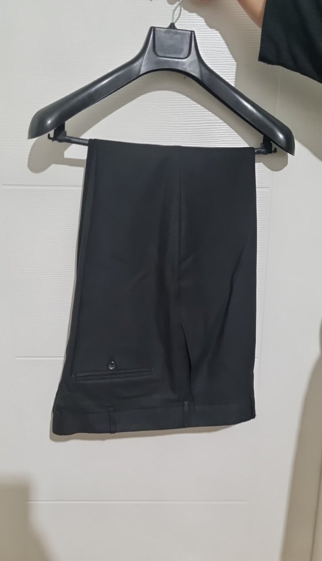 56 beden Siyah Erkek Klasik Kesim Takım Elbise - Görsel 2