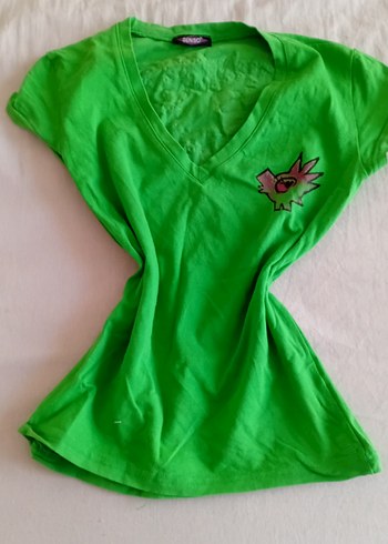 Vintage Love y2k yeşil bluz
