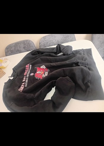 Erkek Çocuk Siyah Baskılı Sweatshirt - Görsel 2