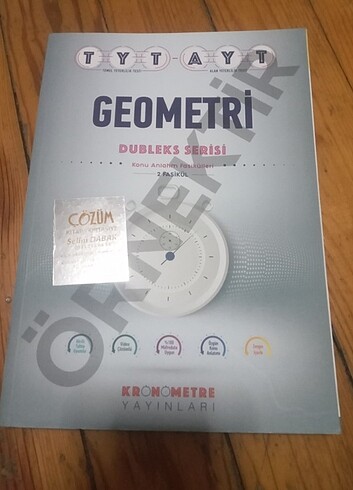 LİMİT KRONOMETRE YAYINLARI TYT GEOMETRİ KONU ANLATIMLI SORU BANK
