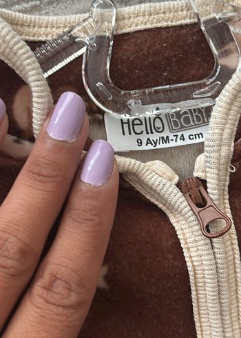 Kahverengi Ayı Baskılı Fermuarlı Erkek Çocuk hırkası - Görsel 3