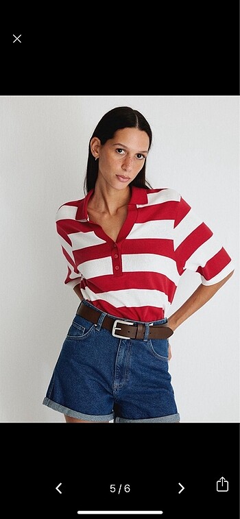Mavi Jeans Mavi yüksek bel mom jean şort
