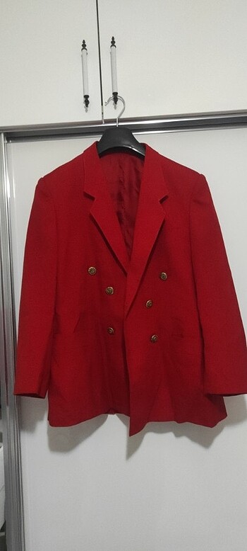 m Beden kırmızı Renk Blazer ceket 