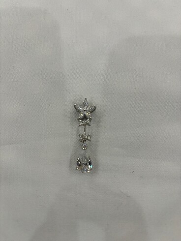 2 adet Gümüş kolye ucu damla model gümüş - Görsel 2