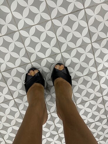 39 Beden Derimod siyah platform terlik