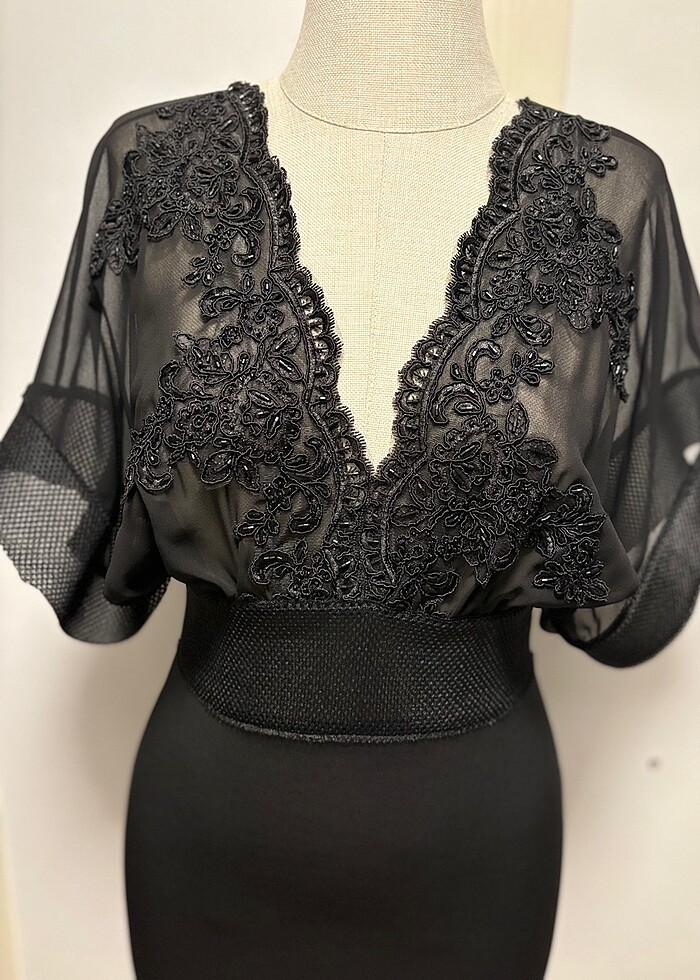 Party 21 marka parti mini elbise - Görsel 2