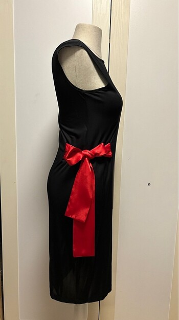 Roman marka , siyah jarse elbise - Görsel 3