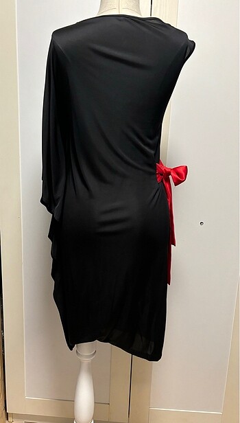Roman marka , siyah jarse elbise - Görsel 4
