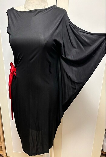 Roman marka , siyah jarse elbise - Görsel 2