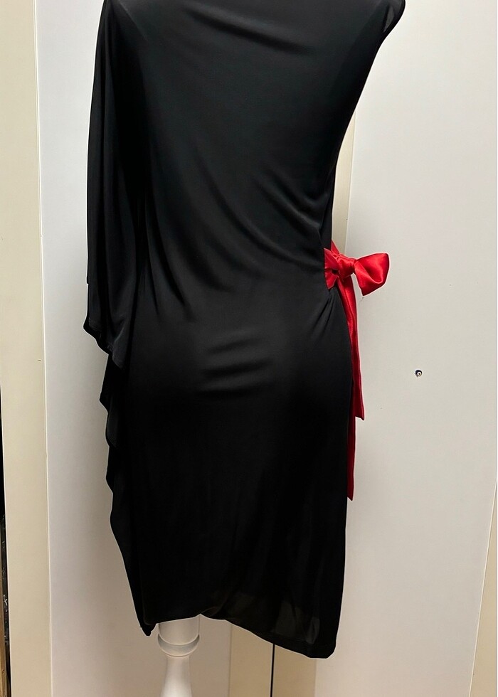 Roman marka , siyah jarse elbise - Görsel 4