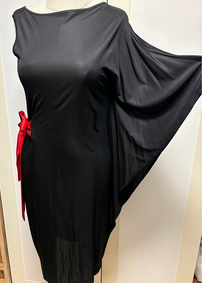 Roman marka , siyah jarse elbise - Görsel 2