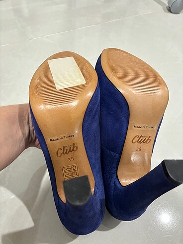 Beymen Club yeni gece mavi süet gizli platform ayakkabı - Görsel 7