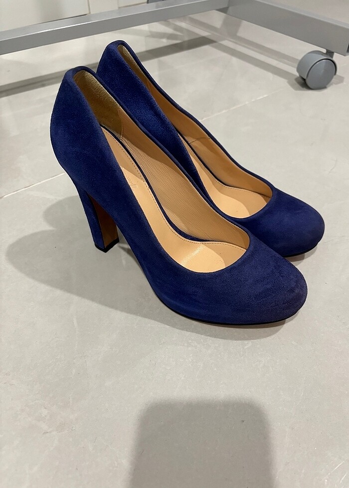 Beymen Club yeni gece mavi süet gizli platform ayakkabı - Görsel 2