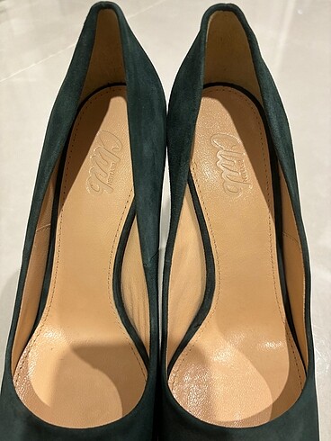 Beymen Club yeni , koyu yeşil, süet  ayakkabı - Görsel 7