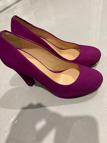 Beymen Club yeni , 39 numara , Fuşya pembe süet ayakkabı - Görsel 5