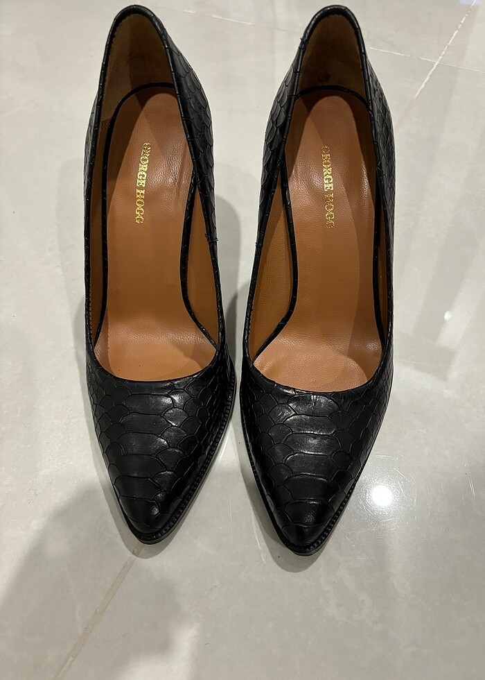 GeorgeHoog orijinal ) Divarese , 39 numara , hakiki deri , dehşe - Görsel 2