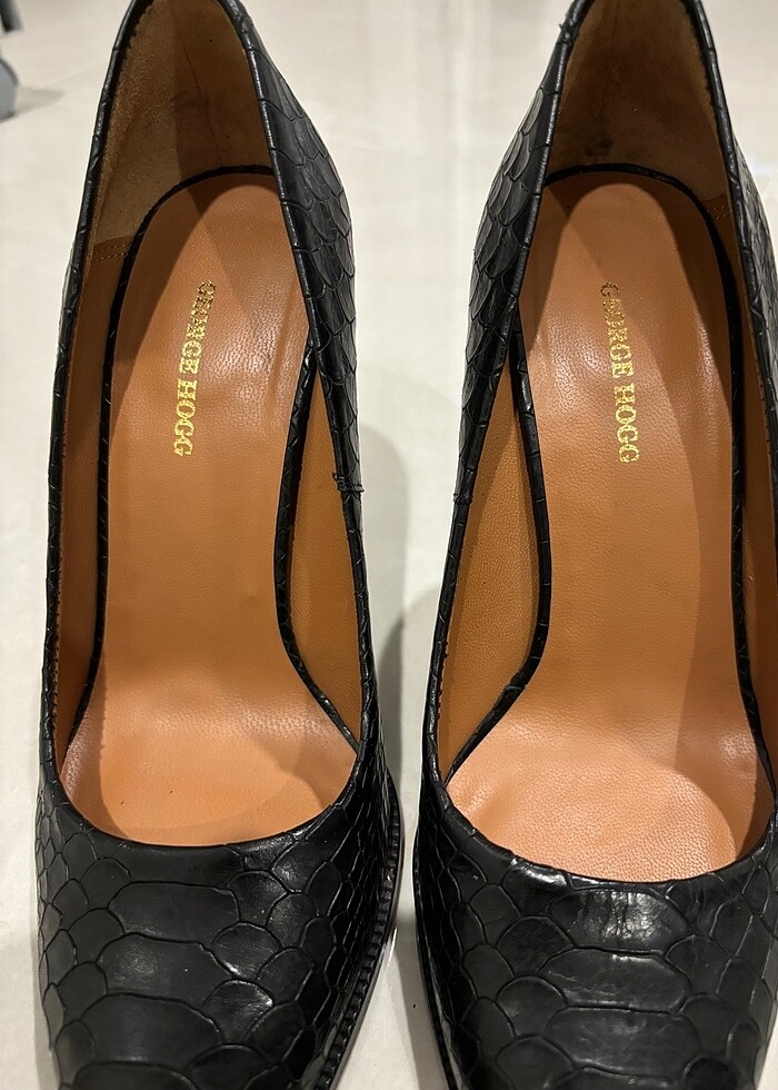 GeorgeHoog orijinal ) Divarese , 39 numara , hakiki deri , dehşe - Görsel 4