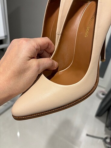 GeorgeHoog orijinal ) Divarese , Krem rengi,39 numara , hakiki d - Görsel 6