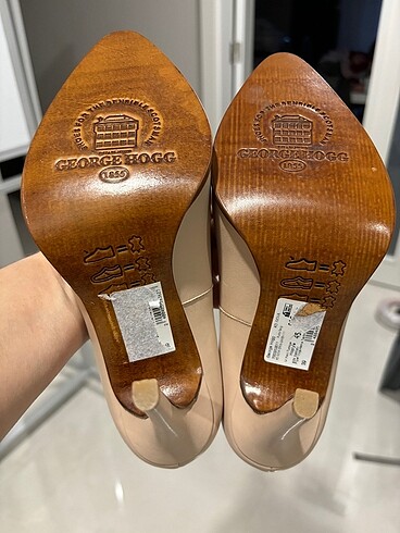 GeorgeHoog orijinal ) Divarese , Krem rengi,39 numara , hakiki d - Görsel 7