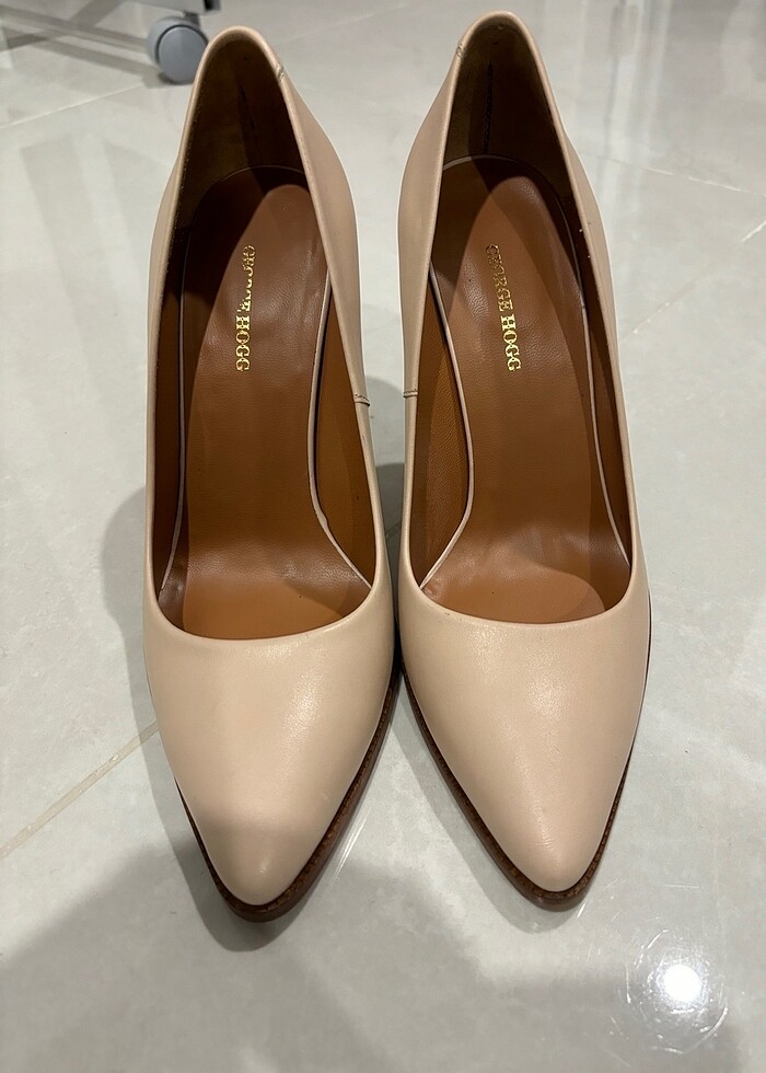 GeorgeHoog orijinal ) Divarese , Krem rengi,39 numara , hakiki d - Görsel 2