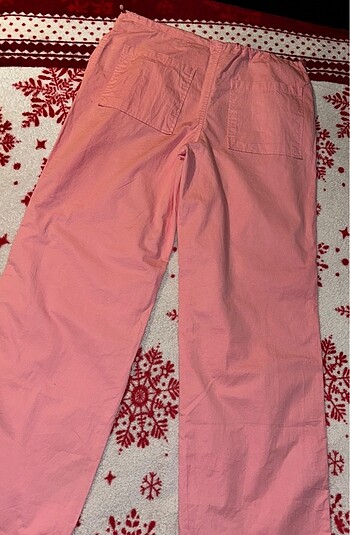 xs Beden pembe Renk Stradivarius stoperli poplin paraşüt pantolon