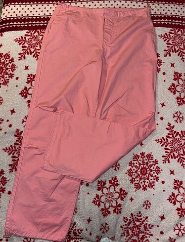 xs Beden Stradivarius stoperli poplin paraşüt pantolon