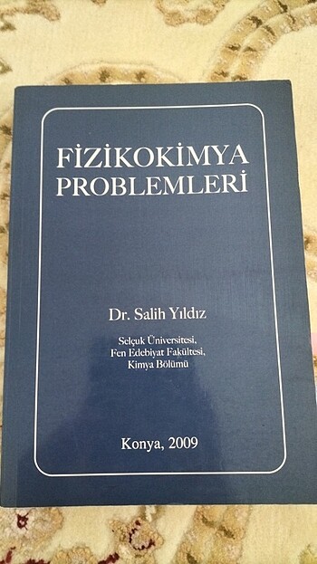 Fizikokimya problemleri çözümlü