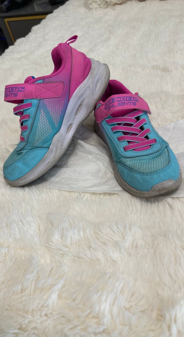 Kız Çocuk Renkli Skechers Spor Ayakkabı - Görsel 3