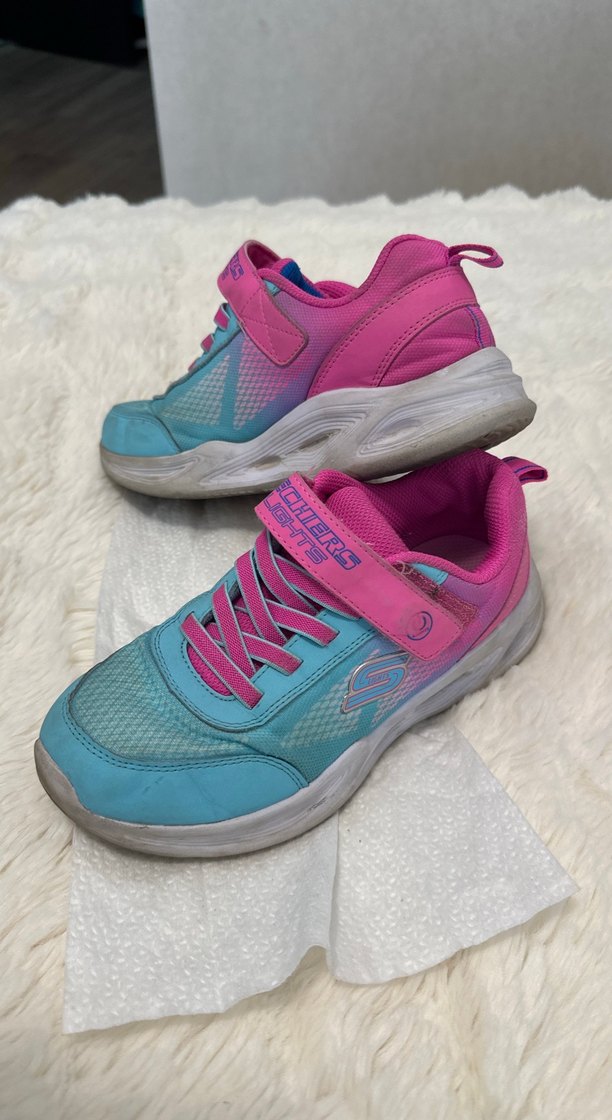 Kız Çocuk Renkli Skechers Spor Ayakkabı - Görsel 4