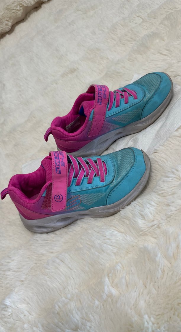 Kız Çocuk Renkli Skechers Spor Ayakkabı - Görsel 2