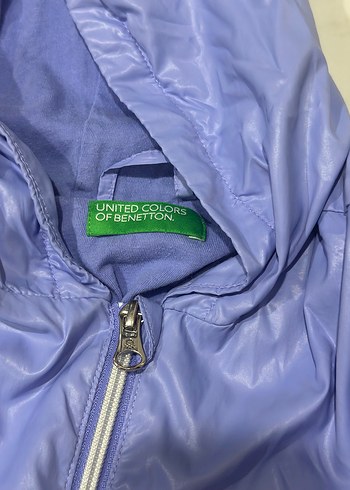 Kız Çocuk Mor Fermuarlı Yağmurluk - Görsel 3