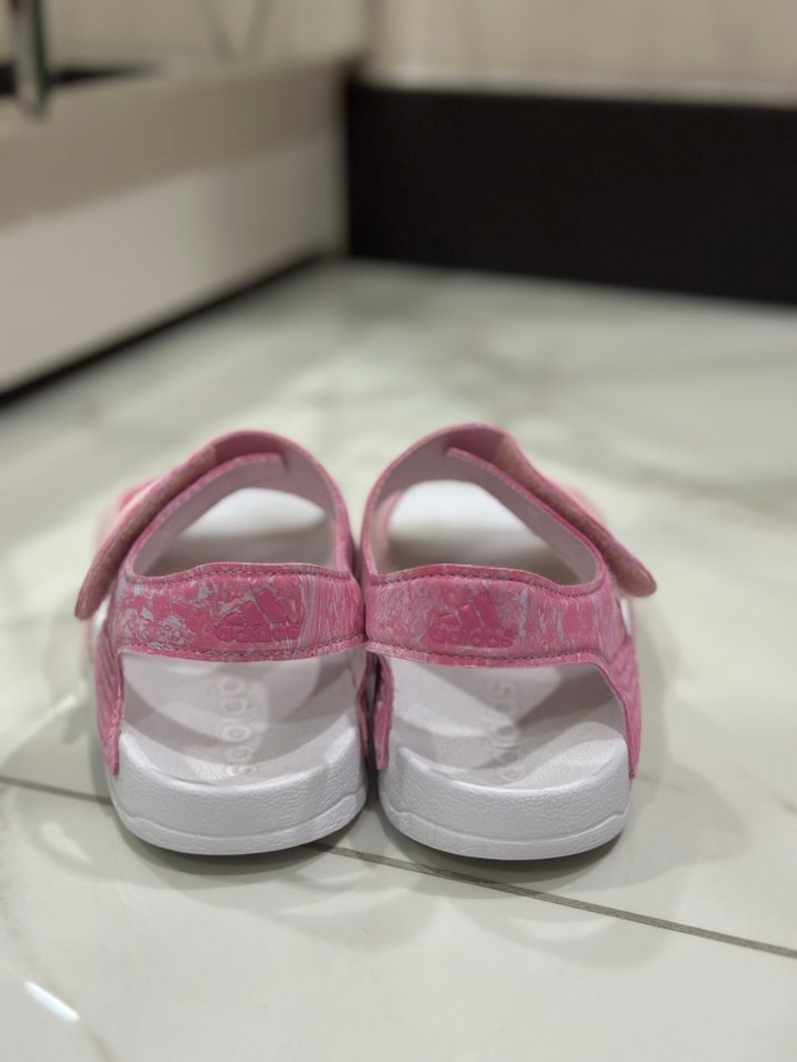 Kız Çocuk Pembe Cırtlı Rahat Terlik - Görsel 2