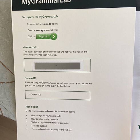 Beden MyGrammarLab Elementary book